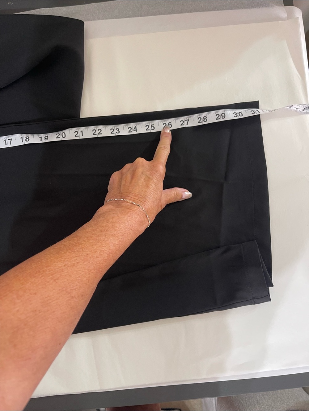 Quiet Luxury Wide Leg Trouser Pants Black High Rise NWT Small - Picture 10 of 14